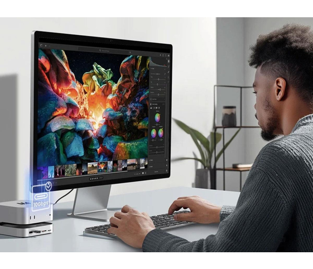UGREEN Stacja dokująca 11 w 1 CM841  USB-C szara - 1501557 - zdjęcie 5